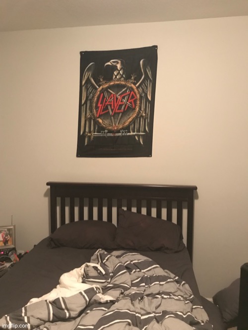 Poster baby | image tagged in slayer,poster | made w/ Imgflip meme maker