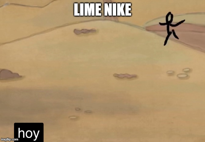 hoy | LIME NIKE | image tagged in hoy | made w/ Imgflip meme maker