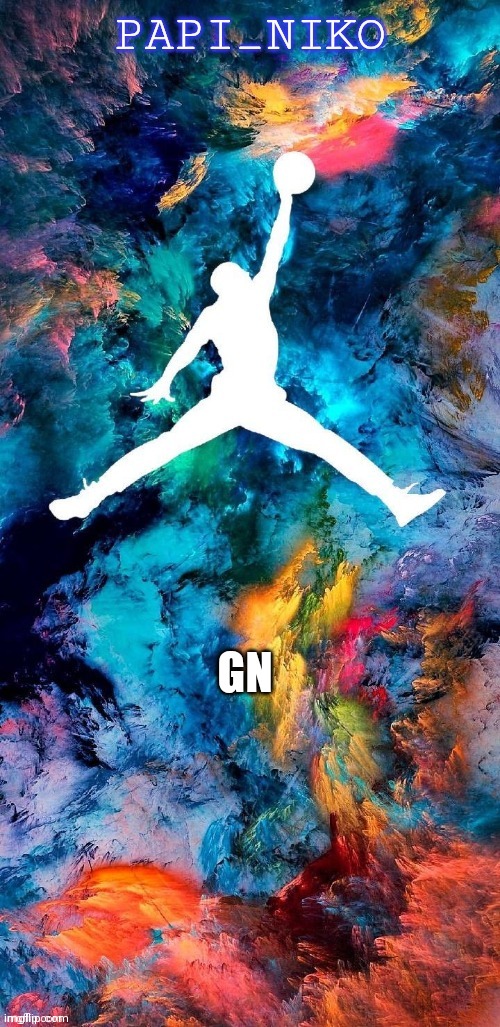 GN | image tagged in papi_niko template | made w/ Imgflip meme maker