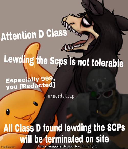 stop lewding scp's | image tagged in scp-1471 | made w/ Imgflip meme maker