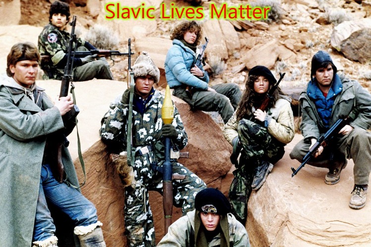 red dawn | Slavic Lives Matter | image tagged in red dawn,slavic lives matter | made w/ Imgflip meme maker