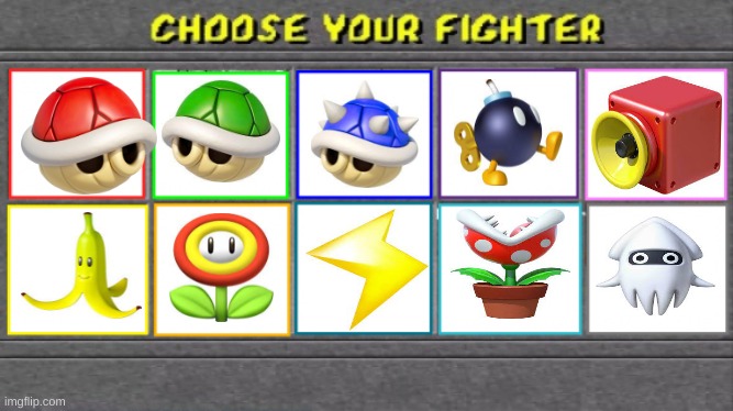 Game nights be like | image tagged in choose your fighter,mario kart 8 | made w/ Imgflip meme maker