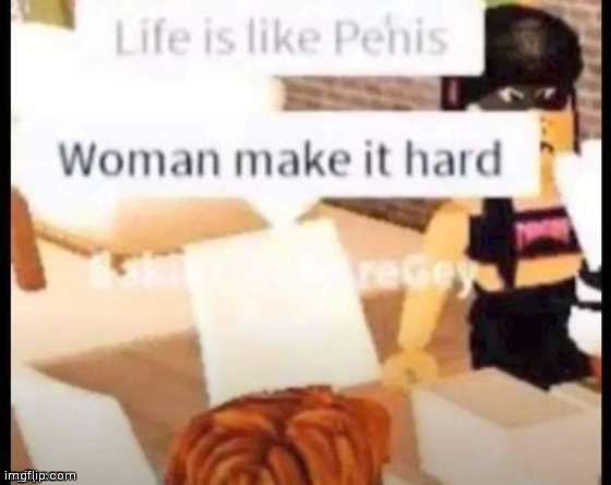 life is like penis, woman make it hard. | image tagged in life is like penis woman make it hard | made w/ Imgflip meme maker
