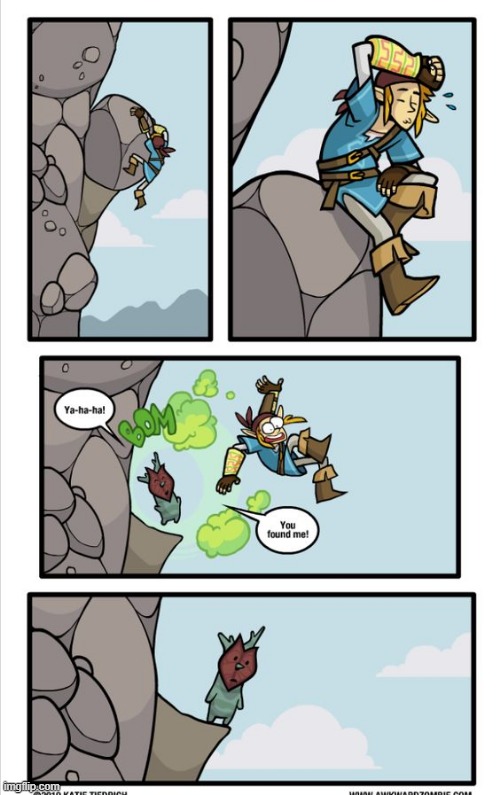 OPPS | image tagged in the legend of zelda,the legend of zelda breath of the wild,comics/cartoons | made w/ Imgflip meme maker