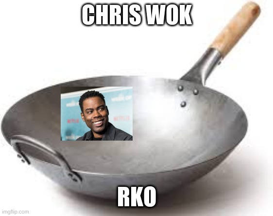 rko | CHRIS WOK; RKO | image tagged in rko,wwe,john cena | made w/ Imgflip meme maker