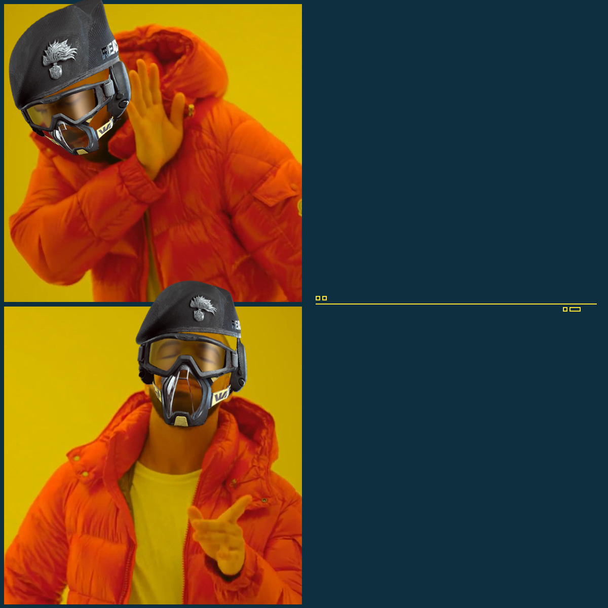 R6E Meme - Drake Blank Meme Template