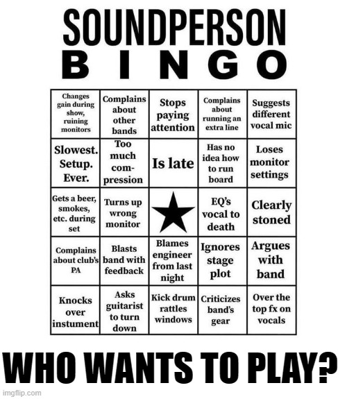 Let's Have Fun! | WHO WANTS TO PLAY? | image tagged in memes,fun,sound,person,bingo,have fun | made w/ Imgflip meme maker