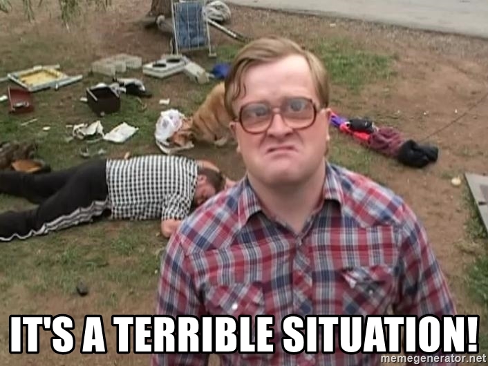 Bubbles - Terrible Situation Blank Meme Template