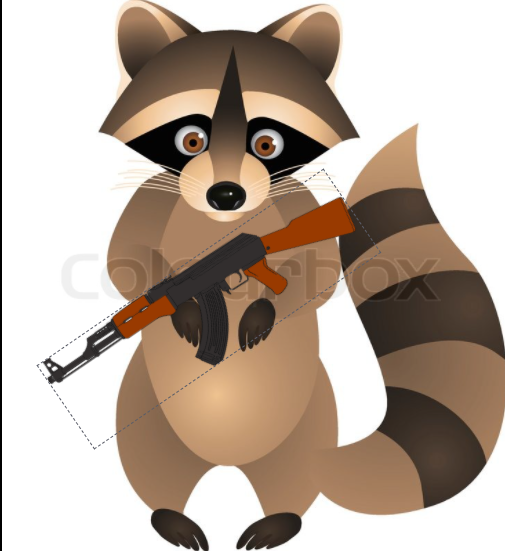 the russian raccoon Blank Meme Template