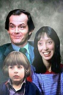 High Quality The Shining Family Portrait Blank Meme Template