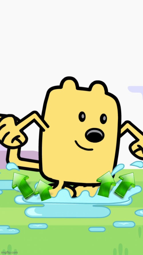 image tagged in wubbzy jumping in puddles | made w/ Imgflip meme maker