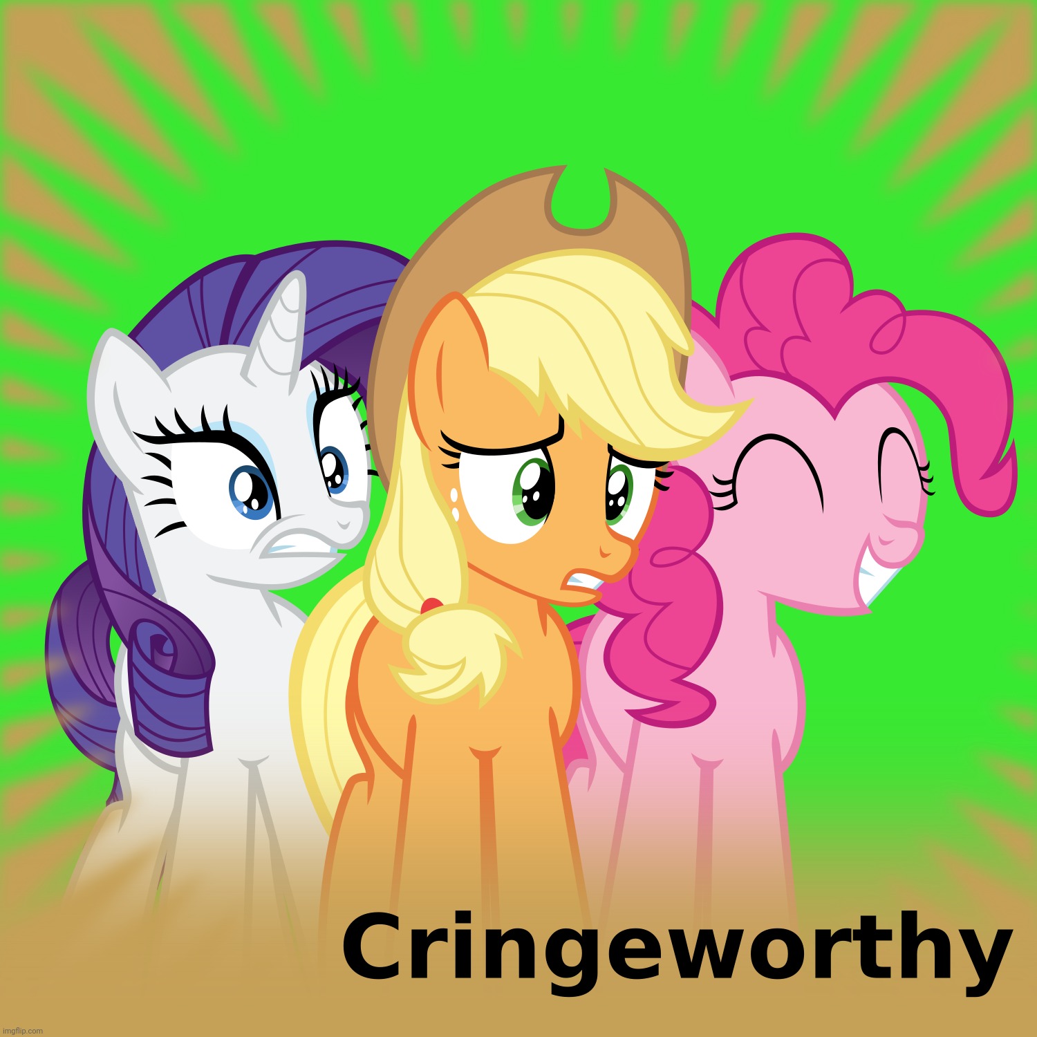 Cringeworthy | image tagged in my little pony,spoiler alert,spoilered image,derpibooru,funny,memes | made w/ Imgflip meme maker