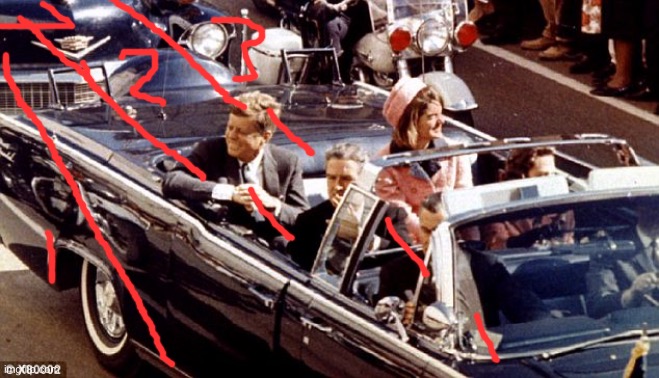 All 3 shots | image tagged in jfk assassination convertible lbj jackie color | made w/ Imgflip meme maker