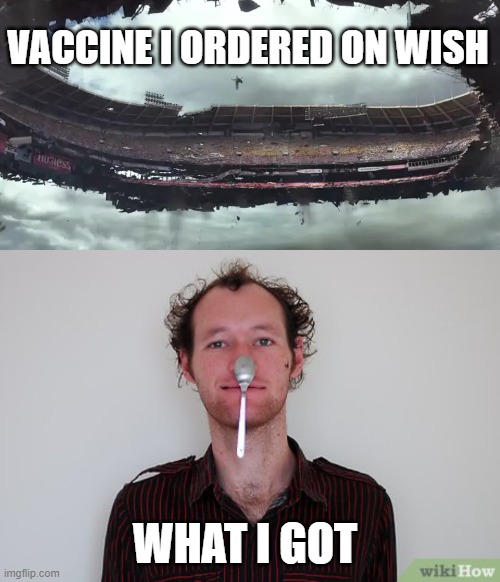 VACCINE I ORDERED ON WISH; WHAT I GOT | made w/ Imgflip meme maker