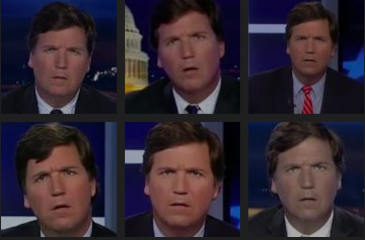High Quality Confused tucker Carlsons Blank Meme Template