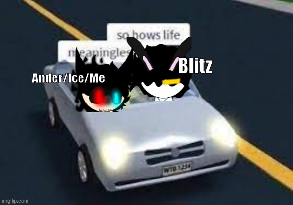 It's meaningless, Blitz. | Blitz; Ander/Ice/Me | image tagged in hows life meaningless | made w/ Imgflip meme maker