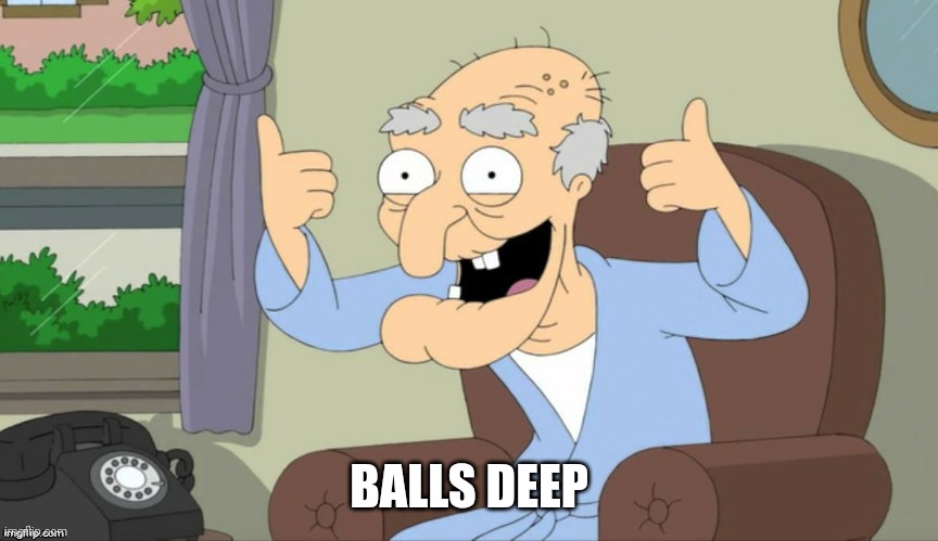 Thumbs | BALLS DEEP | image tagged in thumbs | made w/ Imgflip meme maker