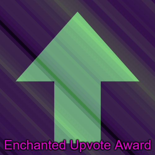 High Quality Enchanted upvote Blank Meme Template