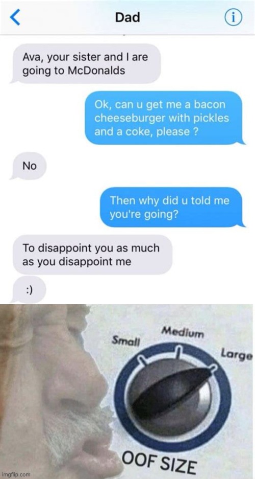 Oh that's ice cold | image tagged in oof size large | made w/ Imgflip meme maker