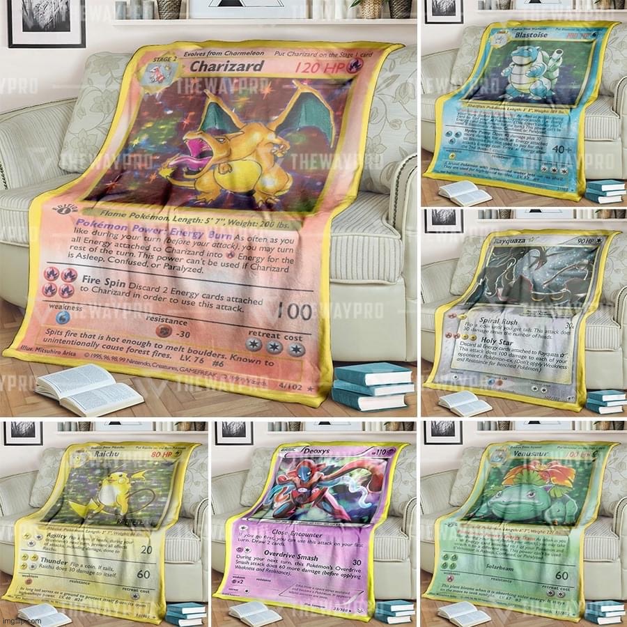 Pok mon Card Blankets Imgflip