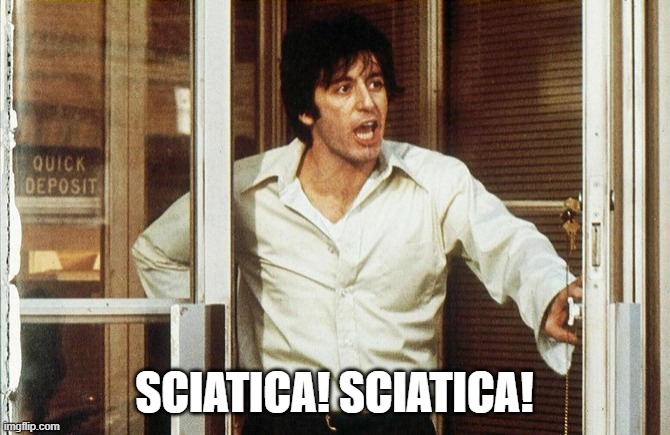 SCIATICA! SCIATICA! | made w/ Imgflip meme maker