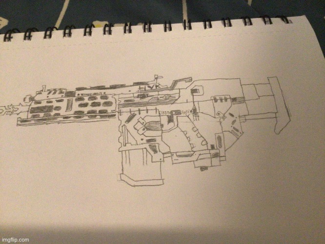 Here a HVK-30  drawing I made on me birthday this year(Aug 9) | made w/ Imgflip meme maker