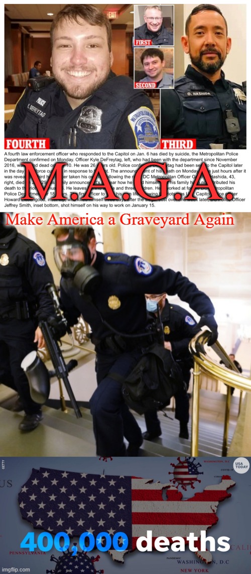 M.A.G.A. Make America a Graveyard Again | made w/ Imgflip meme maker