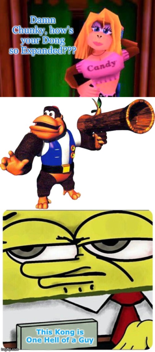 Chunky Expand Dong Supreme | image tagged in donkey kong | made w/ Imgflip meme maker