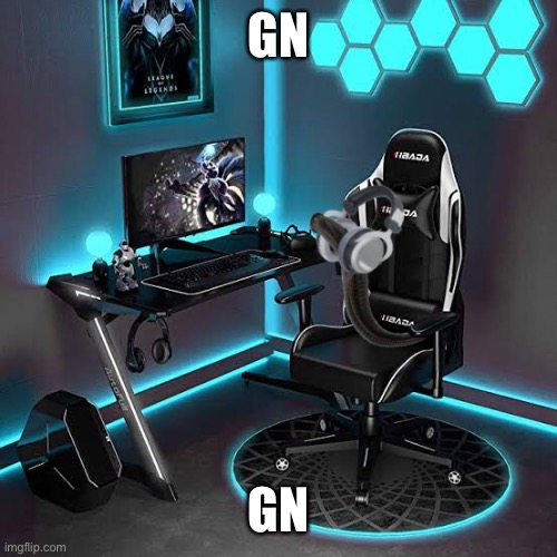 Leech Gaming | GN; GN | image tagged in leech gaming | made w/ Imgflip meme maker