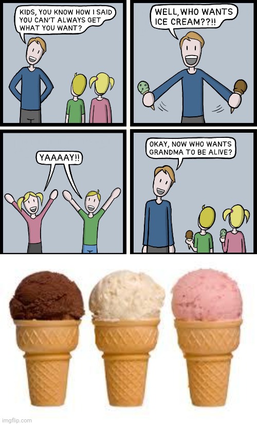 Ice cream | image tagged in ice cream cone,ice cream,comics/cartoons,comics,comic,memes | made w/ Imgflip meme maker