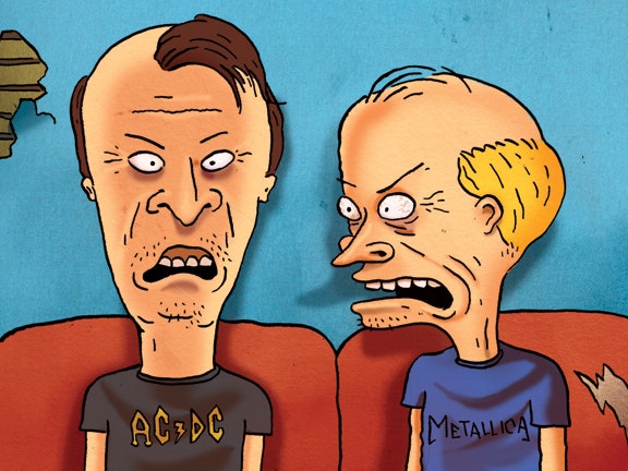 Beavis And Butthead Old Dudes Blank Meme Template
