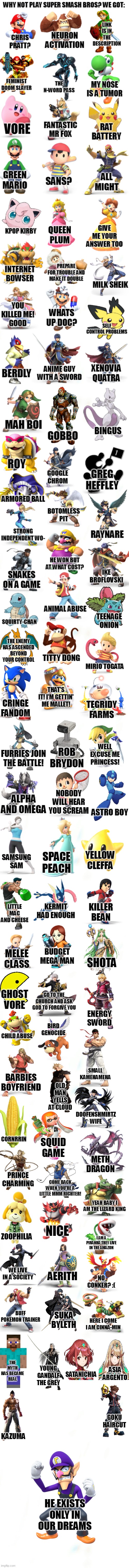 why not play SSBU? | image tagged in memes,funny,super smash bros | made w/ Imgflip meme maker