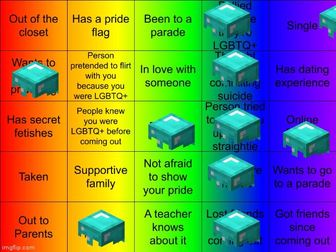 I'm bi, it doesn't really matter not to me anyway | image tagged in jer-sama's lgbtq bingo,lgbtq | made w/ Imgflip meme maker