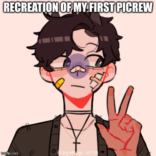 RECREATION OF MY FIRST PICREW | made w/ Imgflip meme maker