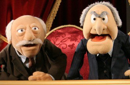 High Quality Muppet Old Guys Blank Meme Template