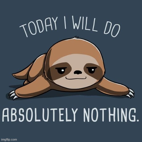 Anime sloth today I will do absolutely nothing | image tagged in anime sloth today i will do absolutely nothing | made w/ Imgflip meme maker