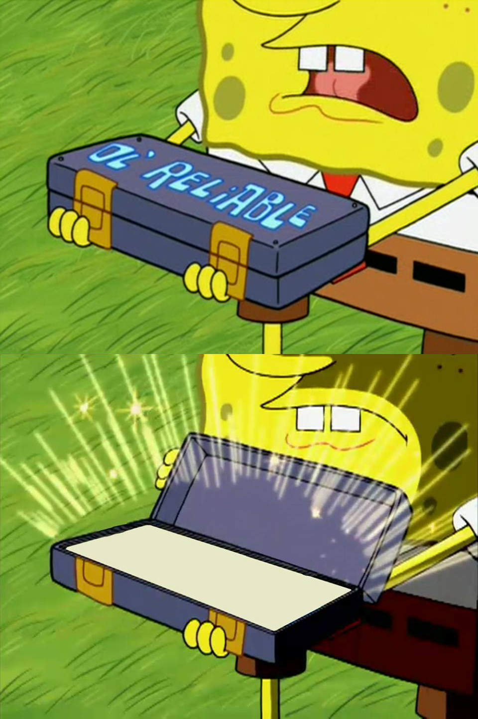 Ol’ Reliable Spongebob Blank Meme Template