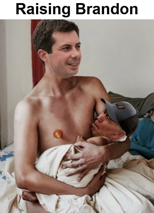 Raising Brandon | Raising Brandon | image tagged in petey buttplug,lets go brandon,lgbfjb,queers and steers,pedo joe,sexual predator | made w/ Imgflip meme maker