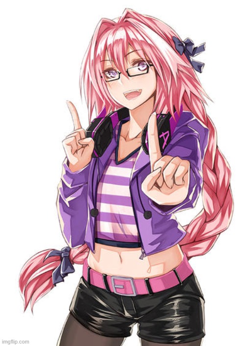 posting astolfo for no reason | made w/ Imgflip meme maker