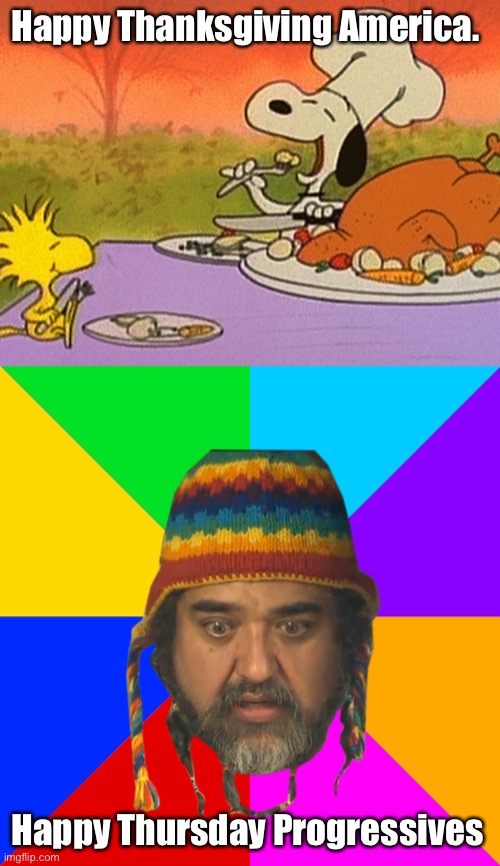 Have a blessed everyone | Happy Thanksgiving America. Happy Thursday Progressives | image tagged in charlie brown thanksgiving,sad liberal,memes,politics lol | made w/ Imgflip meme maker