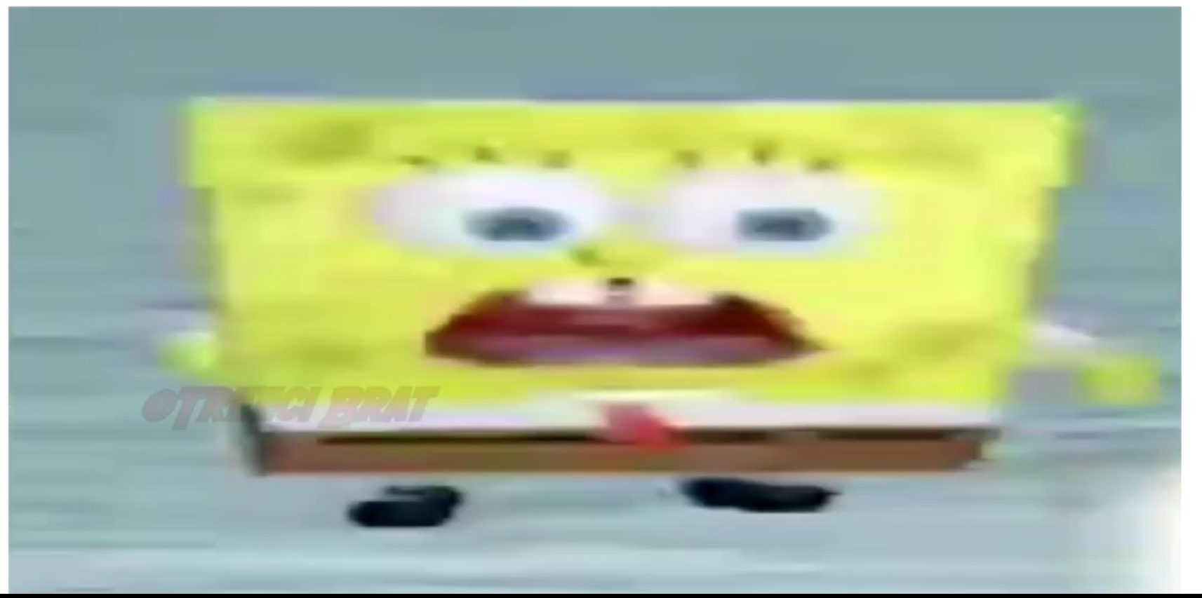 High Quality Spongebob screaming into vain Blank Meme Template