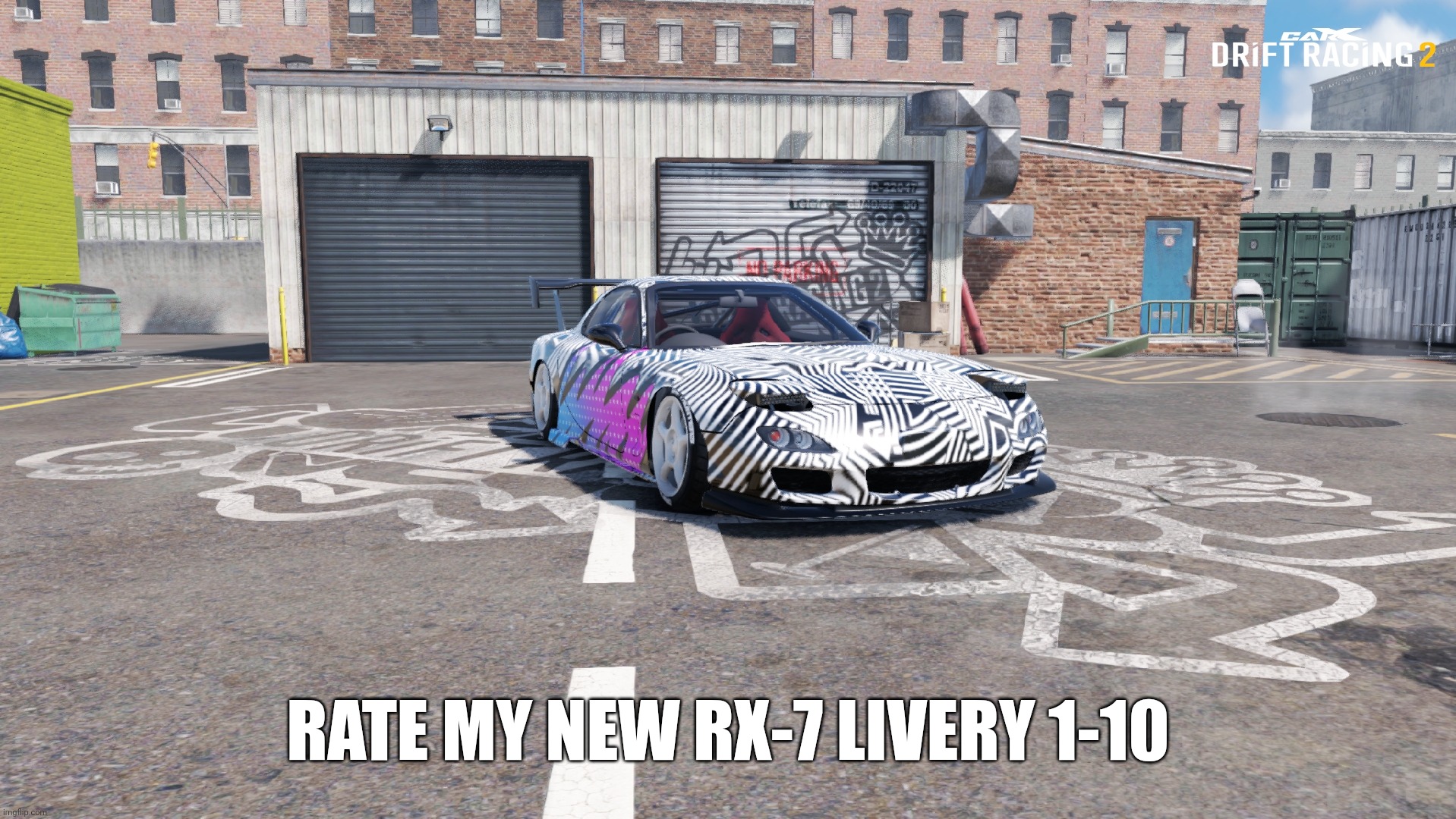 RATE MY NEW RX-7 LIVERY 1-10 | made w/ Imgflip meme maker