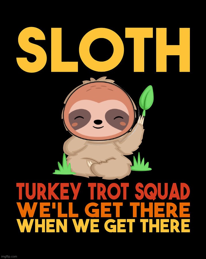 High Quality Sloth Thanksgiving Blank Meme Template
