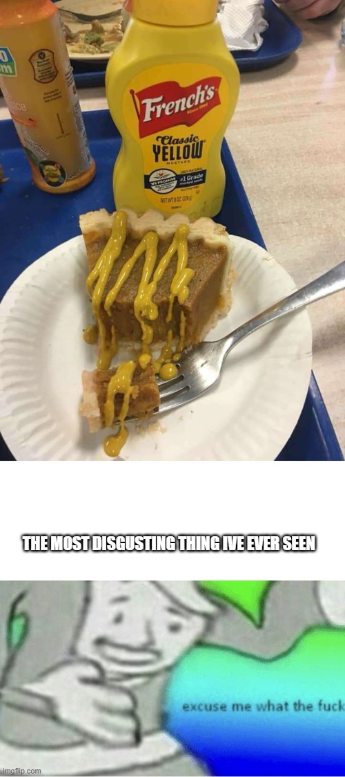 THE MOST DISGUSTING THING IVE EVER SEEN | image tagged in excuse me wtf blank template | made w/ Imgflip meme maker