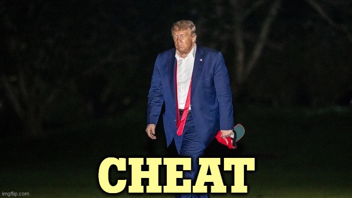Trump Tulsa Big Fat Loser Defeat | CHEAT | image tagged in trump tulsa big fat loser defeat,trump,dishonest,greedy,thief,liar | made w/ Imgflip meme maker