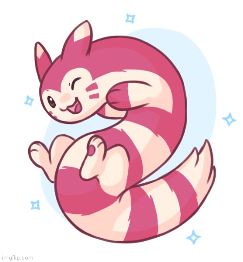Shiny Furret | image tagged in shiny furret | made w/ Imgflip meme maker