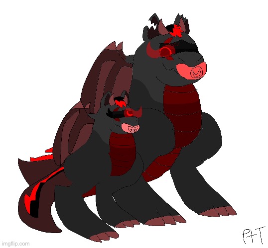 two ocs | image tagged in among us | made w/ Imgflip meme maker