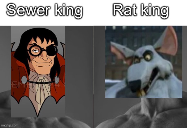 Average fan 2 chad | Sewer king; Rat king | image tagged in average fan 2 chad | made w/ Imgflip meme maker