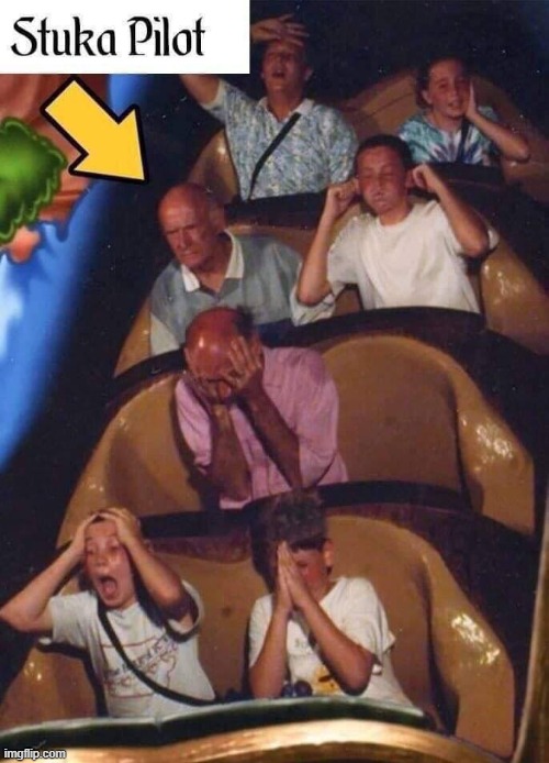 SCREEEEEEEEEEEEE | image tagged in stuka pilot | made w/ Imgflip meme maker