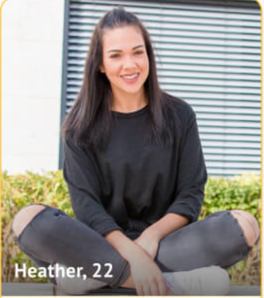 Heather, 22 Blank Meme Template